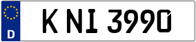 Truck License Plate